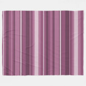 Couverture Polaire Bandes mauves (Devant (Horizontal))