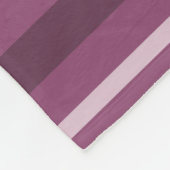 Couverture Polaire Bandes mauves (Coin)