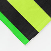 Couverture Polaire Bandes néon (Coin)