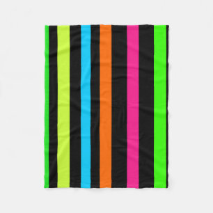 Couverture Polaire Bandes néon