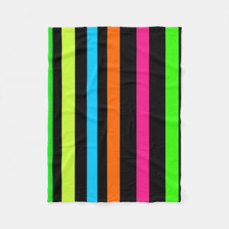 Couverture Polaire Bandes néon