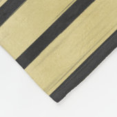 Couverture Polaire Bandes noires (Coin)