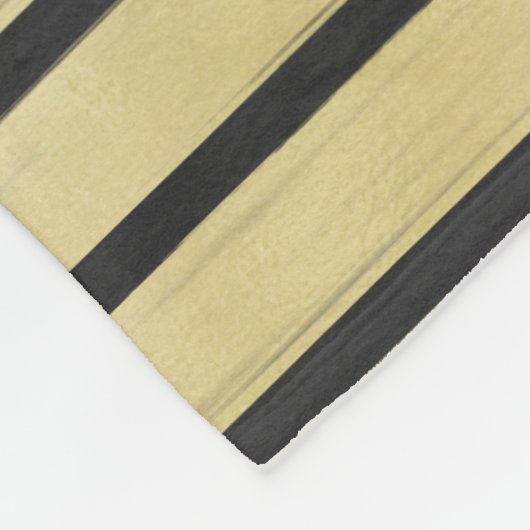 Couverture Polaire Bandes noires (Coin)