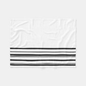 Couverture Polaire Bandes noires (Devant (Horizontal))