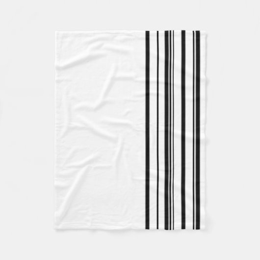 Couverture Polaire Bandes noires (Devant)