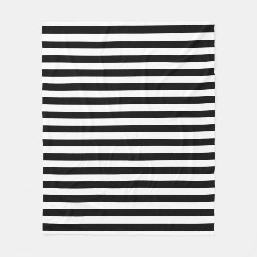 Couverture Polaire Bandes noires (Devant)