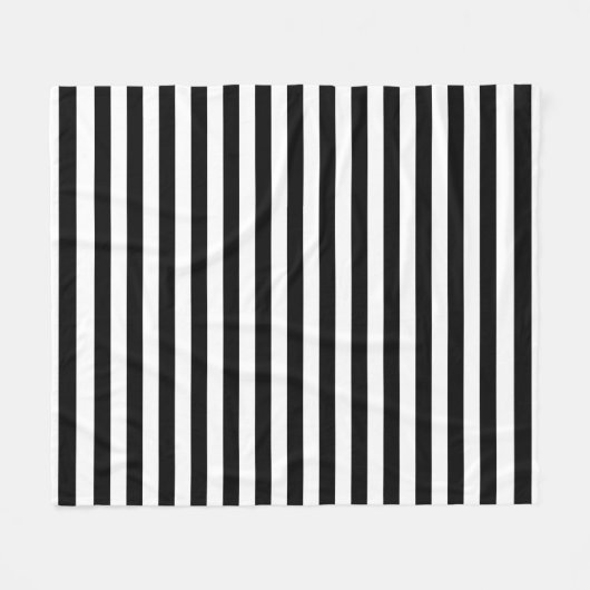 Couverture Polaire Bandes noires (Devant (Horizontal))