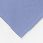 Couverture Polaire Bandes noires et blanches avec triangle bleu (Coin)