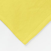 Couverture Polaire Bandes noires et blanches avec triangle jaune (Coin)