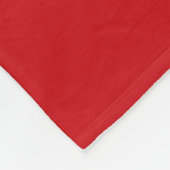Couverture Polaire Bandes noires et blanches avec triangle rouge (Coin)
