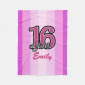 Couverture Polaire Bandes pourpres (Devant)