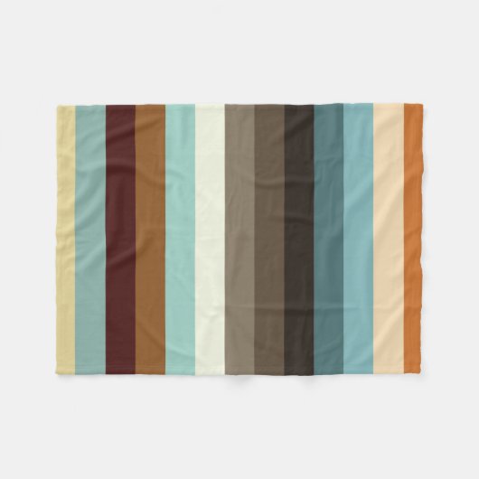 Couverture Polaire Bandes rétro (Devant (Horizontal))