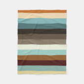 Couverture Polaire Bandes rétro (Devant)