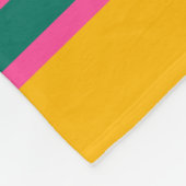 Couverture Polaire Bandes rétro colorées, arrière - plan abstrait (Coin)