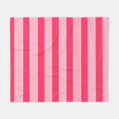 Couverture Polaire Bandes roses (Devant (Horizontal))