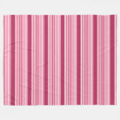 Couverture Polaire Bandes roses (Devant (Horizontal))