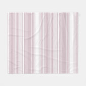 Couverture Polaire Bandes roses à quartz rose (Devant (Horizontal))