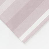 Couverture Polaire Bandes roses à quartz rose (Coin)