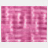 Couverture Polaire Bandes roses chaudes (Devant (Horizontal))