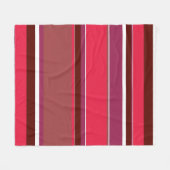 Couverture Polaire Bandes rouges (Devant (Horizontal))