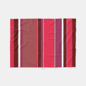 Couverture Polaire Bandes rouges (Devant (Horizontal))