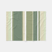 Couverture Polaire Bandes vert olive (Devant (Horizontal))