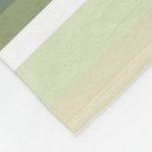 Couverture Polaire Bandes vert olive (Coin)