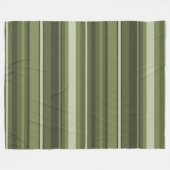 Couverture Polaire Bandes vert olive (Devant (Horizontal))