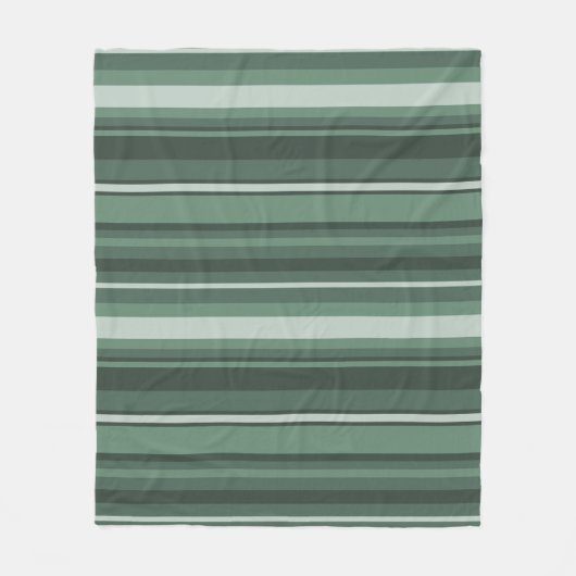 Couverture Polaire Bandes vertes (Devant)
