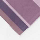 Couverture Polaire Bandes verticales mauves (Coin)