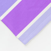Couverture Polaire Bandes violettes (Coin)