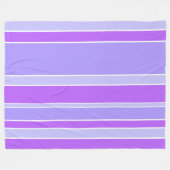 Couverture Polaire Bandes violettes (Devant (Horizontal))