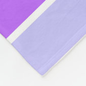 Couverture Polaire Bandes violettes (Coin)