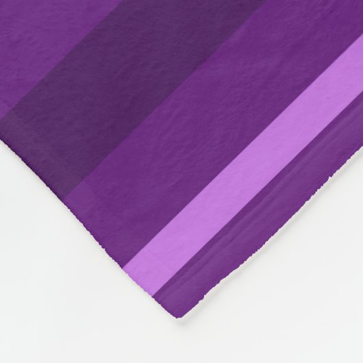 Couverture Polaire Bandes violettes (Coin)