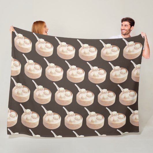 Couverture Polaire Bao Baby - Tea Time Bao Buddies (En situation)