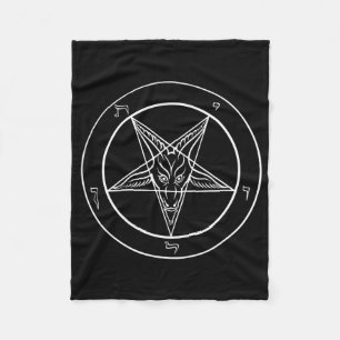Couverture Polaire Baphomet 30x40 couvrant