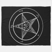 Couverture Polaire Baphomet 60" ÉNORME" tapisserie x80/couverture (Devant (Horizontal))