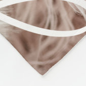 Couverture Polaire Baptême Simple Élégant Moderne Coeur Bébé Photo (Coin)