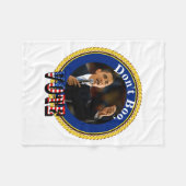 Couverture Polaire Barack Obama Dont Boo Vote  (Devant (Horizontal))