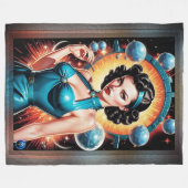 Couverture Polaire Barbenheimer Retro Fusion de l'âge atomique (Devant (Horizontal))