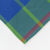 Couverture Polaire Barclay Chasse Ancien Clan Badge Tartan Plaid (Coin)