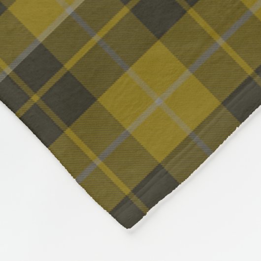 Couverture Polaire Barclay Tartan avec vos initiales, Scottish Plaid (Coin)