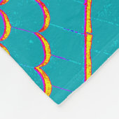 Couverture Polaire bardeaux bleu-vert Thunder_Cove (Coin)