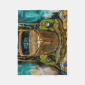 Couverture Polaire Barils Whiskey vintages pour camions (Devant)