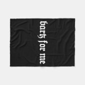 Couverture Polaire Bark For Me Gothic  (Devant (Horizontal))