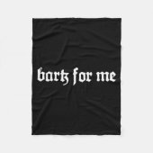 Couverture Polaire Bark For Me Gothic  (Devant)