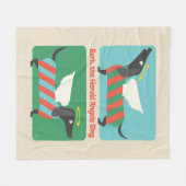 Couverture Polaire Bark, Le Herald Angels Chante (Devant (Horizontal))