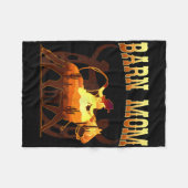 Couverture Polaire Barn Maman I équestre Cheval Fan (Devant (Horizontal))