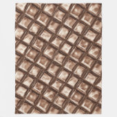 Couverture Polaire Barre à bonbons au chocolat (Devant)