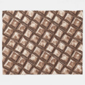 Couverture Polaire Barre à bonbons au chocolat (Devant (Horizontal))